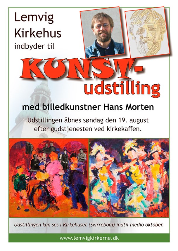 Kunstudstilling I Kirkehuset Fra August 2018