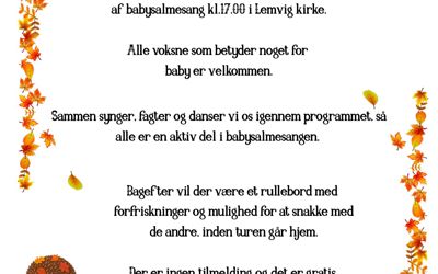Babysalmesang - afslutning